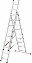 Kombineeritavad redelid Hailo ProfiStep Combi, alumiinium, 3x9 astet 037309007