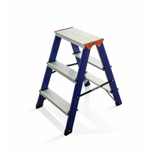 Kahepoolne redel EDMA 260255, 3 astet