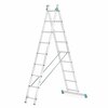 Redel, universaalne, kahepoolne, teleskoop, alumiinium, Eurostyl 2x9 astet, 258-427 cm