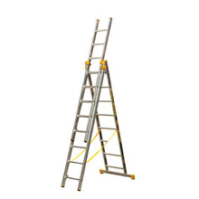 Redel, alumiinium, universaalne, kahepoolne, teleskoop, 3-osaline FORTE 3x8 astet, 242-525 cm