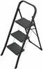 Kokkupandav astmepink HAILO K44 StandardLine, teras, 3 astet, must