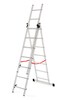 Multifunktsionaalne alumiiniumredel Drabest Home 3x6, 150 kg