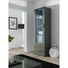 Vitriinkapp Cama Meble Soho S1, 60 x 41 x 192 cm, hall