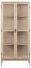Vitriinkapp Actona Linley, 80 x 40 x 180 cm, naturaalne tamm