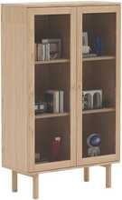 Vitriinkapp Home4You Hansen, 90 x 40 x 150 cm, melamiin