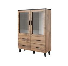 Vitriinkapp Cama Meble Lotta 2d4d, wotan tamm + matt must