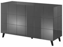 Kummut Cama Meble Reja 2D, 138 x 45 x 80 cm, tumehall