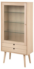 Vitriinkapp Actona Century, 72 x 36 x 143,2 cm, tamme värvi