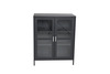 Vitriinkapp Ventraa Home Acero, 80 x 97 cm, must