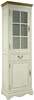Vitriinkapp Home4you Samira, 60 x 35 x 195,5 cm, valge/naturaalne