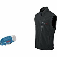 Soojendusega vest Bosch GHV 12 18V XA, M suurus, 06188000EB, must