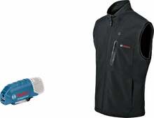 Soojendusega vest meestele Bosch GHV 12+18V XA, L, 06188000EC, must