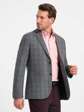 Pintsak meestele Ombre Clothing 124428-7, hall (grafiit)