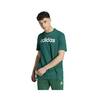 T-särk Adidas Essentials Single Jersey Linear Embroidered Logo T-Shirt IJ8658, S, roheline