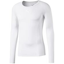 Meeste T-särk Puma LIGA Baselayer Tee LS 655920 04, S, valge