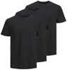 T-särgid Jack&Jones 12248076, must, standard, 3 tk