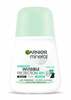 Rulldeodorant naistele Garnier Mineral Invisible Protection Fresh Aloe, 50 ml