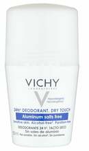 Rulldeodorant tundlikule nahale naistele Vichy Dry Touch, 50 ml