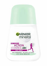 Rulldeodorant Garnier Mineral Action Control, 50 ml