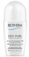 Rull-deodorant naistele Biotherm Deo Pure Invisible Roll On, 75 ml