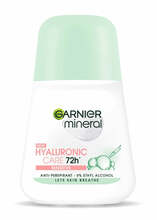 Rulldeodorant naistele Garnier Mineral Hyaluronic Care, 50 ml
