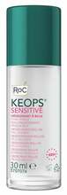 Rulldeodorant naistele Roc Keops Sensitive, 30 ml