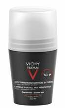 Rulldeodorant meestele Vichy Homme 72H, tundlikule nahale, 50 ml