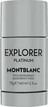 Deodorant meestele Montblanc Explorer Platinum, 75 g