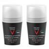 Rullantiperspirant meestele Vichy Homme 48H Anti-Transpirant Extra Sensitive, 2 x 50 ml