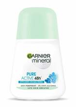 Rulldeodorant Garnier Mineral Pure Active 48h, 50 ml