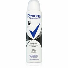 Pihustatav antiperspirant Rexona Motionsense Invisible Black+White, 150 ml