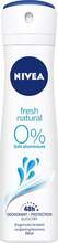 Spreideodorant Nivea Fresh Natural, 150 ml