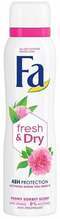 Pihustatav deodorant Fa Fresh & Dry Peony Sorbet, 150 ml