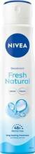 Spreideodorant Nivea Fresh Natural, 250 ml