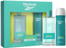 Komplekt Reebok Cool Your Body naistele, EDT 100 ml + pihustatav deodorant 150 ml