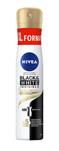 Pihustatav antiperspirant naistele Nivea Black & White Invisible Silky Smooth, 200 ml