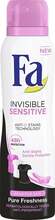 Pihustatav antiperspirant Fa Invisible Sensitive Rose & Hawthorne, 150 ml