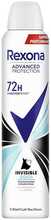 Pihustatav deodorant Rexona Invisible Aqua, 200 ml