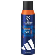 Pihustatav antiperspirant meestele Adidas UEFA Champions League Pro Player, 150 ml