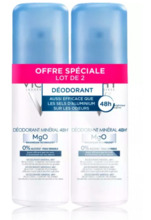 Mineraalne pihustatav deodorant Vichy Mineral 48H, 2 x 125 ml