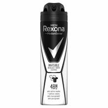Pihustatav antiperspirant meestele Rexona Men Motionsense Invisible Black + White, 150 ml