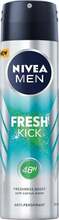 Pihustatav antiperspirant meestele Nivea Men Fresh Kick, 48 h, 150 ml