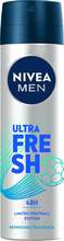 Pihustatav antiperspirant meestele Nivea Men Ultra Fresh, 150 ml Football Edition