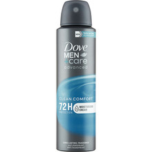 Pihustatav antiperspirant meestele Dove Men+Care Advanced Clean Comfort, 150 ml