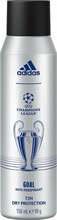 Pihustatav deodorant meestele Adidas UEFA Champions League Goal, 150 ml