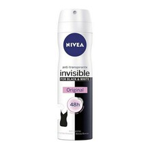 Pihustatav deodorant Nivea Black & White Invisible, 200 ml