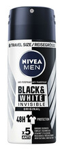Pihustatav antiperspirant meestele Nivea Men Invisible Black & White, 100 ml