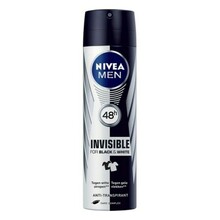 Pihustatav deodorant meestele Nivea Men Black & White Invisible, 200 ml