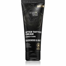 Tätoveeringujärgne kreem meestele Organic Shop Blackwood & Mint, 75 ml