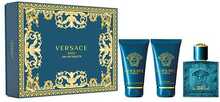 Kosmeetikakomplekt Versace Eros meestele, 50 ml + 50 ml + 50 ml